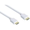 Good Connections Geros jungtys High Speed HDMI Kabelis 3m mit Ethernet auksinis Stecker balta