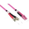 GoodConnections Good Connections Patchkabel LWL Duplex OM4 LC/ST Multimode 1m