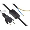 Alcasa Alcasa P0386-S015 Juodas maitinimo laidas 1,5 m C tipo maitinimo kištukas