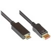 Alcasa Good Connections Geros jungtys DP14-HDMI1 - 1 m - DisplayPort - HDMI - Vyras - Vyras - Tiesus