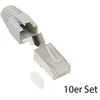 GoodConnections „Good Connections“ tinklo kištukas Cat.6A RJ45 ekranuotas Cat.7 kabelis 10x pilkas