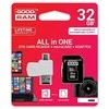 Oem 32GB 100 MB/s Micro SD atminties kortelė Goodram M1A4 - OTG adapteris