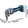 Bosch GNA 18V-16 E Solo, dėžutė