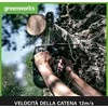 Grandininis pjūklas Greenworks GD40TCSK2; 40 V; 1x2,0 Ah; 25 cm juosta