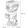Akumuliatorinis frezavimo įrenginys GRAPHITE 58GE140, 18V, bešepetėlinis, 12000-30000 aps/min