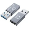 USB adapteris Graugear USB-C - USB Sidabrinis (G- AD- CTA- 10G)