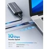 Adapteris USB Graugear USB-A - USB-C Sidabrinė (G-AD-CTA-10G)