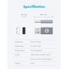 USB adapteris Graugear USB-C - USB Sidabrinis (G- AD- CTA- 10G)