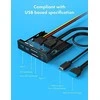 Graugear G- MP01CR 6- prievadų USB 3.0 Juodas koncentratas