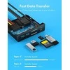 Graugear G- MP01CR 6- prievadų USB 3.0 Juodas koncentratas