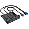 Graugear „Graugaer Pilkas Gear“ daugiafunkcis priekinis skydelis su USB šakotuvu