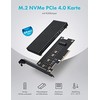 Kontroler Graugear Graugear PCIe kortelė, skirta M.2 NVMe SSD į PCIe 4.0 x4