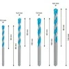 Grąžtas Grąžtų komplektas Bosch Expert CYL-9 MultiConstruction; 5,5-8 mm; 4 vnt.
