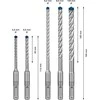 Grąžtas Grąžtų betonui rinkinys Bosch SDS-plus-7X; 5/6/6/8/10 mm; 5 vnt.