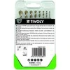 Grąžtas Tivoly Medžio grąžtų rinkinys 2 - 10mm, 8 vnt, HSS, sugraduotas