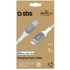 SBS GreenLine USB-C auf Lightning Kabelis 1,2m MFi baltas