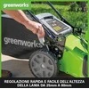 Akumuliatorinė savaeigė vejapjovė Greenworks GD24X2LM46SPK4x; 2x24 V; 2x4,0 Ah akum.