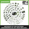 Akumuliatorinis oro kompresorius Greenworks G24IN; 24 V (be akumuliatoriaus ir pakrovėjo)