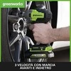 Smūginis veržliasukis Greenworks GD24IW400; 24 V (be akumuliatoriaus ir pakrovėjo)