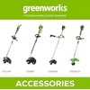 Krūmapjovės priedas Greenworks ATR-BCA-GW