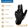 Multi Vienkartinės nitrilinės pirštinės M-Safe Grippaz 246BK, 50 vnt dėžėje, 0,15mm storis, juodos, 8/M