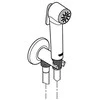 Bidetta komplektas Grohe, Tempesta-F Trigger 30