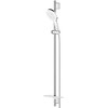 Grohe Dušo komplektas Smart ACTIVE (stovas L-90, žarna-1,75m, 130 galvutė-3 srovės),chromas/balta 26579LS0