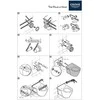 Potinkinis WC rėmas Grohe RAPID SLX 3-IN-1, 39598000