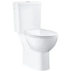 Grohe BauCeramic pastatomas wc su Rimless su QR/SC dangčiu, baltas