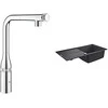 Grohe Plautuvės maišytuvas Essence SmartControl, su ištraukiamu snapu, chromas, 31615000