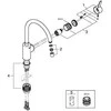 Grohe Eurosmart Cosmo virtuvinis maišytuvas, chromas