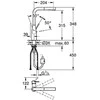 Grohe Plautuvės maišytuvas Essence New, sp. Brushed Cool Sunrise 30270GN0