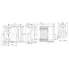 Grundfos Sūknis MAGNA1 40-80 F 220mm DN40 17-267W 230V 50Hz PN 6/10