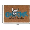 Disney Disney Stitch - Durų kilimėlis (40 x 60 cm) (raudonas)