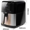 Gruzdintuvė HISENSE AirFryer 1700W 5L 8 išankstiniai nustatymai