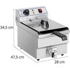 Royal Catering Gruzdintuvė maitinimo reguliuojama elektrinė - 10l 3200W
