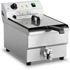Royal Catering Reguliuojama elektrinė gruzdintuvė su išleidimo čiaupu 400 V 6000 W 16 l