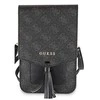 Dėklas Guess 4G Wallet Universal Case juodos spalvos