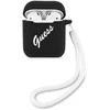 Apple AirPods Guess silikoninis Vintage (GUACA2LSVSBW) ausinių dėklas juodos spalvos
