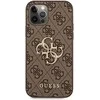 Dėklas Guess GUHCP12M4GMGBR skirtas Apple iPhone 12/12 Pro 6.1", rudas