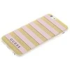 Guess iPhone 6 / 6S GUHCP6STGPI rožinis kietas dėklas Ethnic Chic Stripes 3D