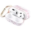 Apple AirPods 3 ausinių dėklas Guess AirPods Marble Strap Collection (GUA3HCHMAP) rožinės spalvos