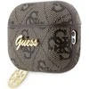 Dėklas Guess GUAP2G4GSMW AirPods Pro 2 dangtelis rudas/rudas 4G žavesio kolekcija
