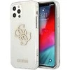 Apple iPhone 12 Pro Max Guess Dėklas Glitter 4G Big Logo (GUHCP12LPCUGL4GTR) skaidrus