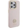 Dėklas GUESS GUHCP15XM4DGPPP IPHONE 15 PRO MAX 6.7 "LIGHT Rožinis/Rožinis HARDCASE SILICONE LOGO STRASS 4G