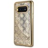 Dėklas Guess GUHCS10LPEOLGGO S10e G970 auksinė/auksinis hard case 4G Peony Liquid Glitter