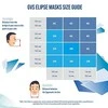 Gvs Elipse A1-P3 RD organinių dujų, garų ir ir kietųjų dalelių puskaukė su keičiamais filtrais (M/L dydis)