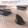 Belaidė pelė su 6 mygtukais  HAMA Vertical Ergonomic EMW-500, juoda