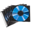 1x50 Hama CD Jewel Case SlimLine skaidrus-juodas 51269