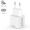 Hama mini 25W PD/QC 3.0 1x USB-C balta